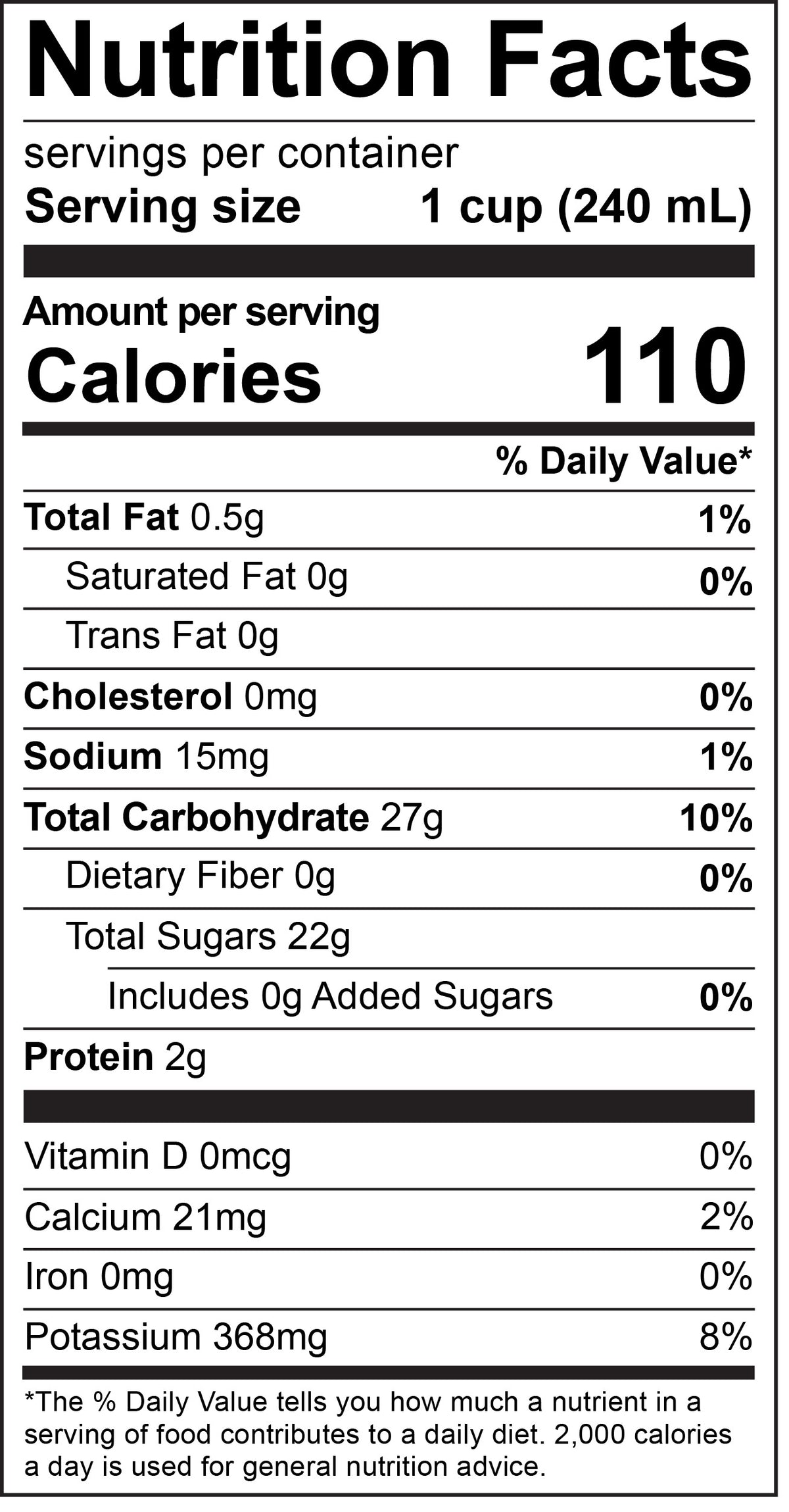 Nutrition Facts