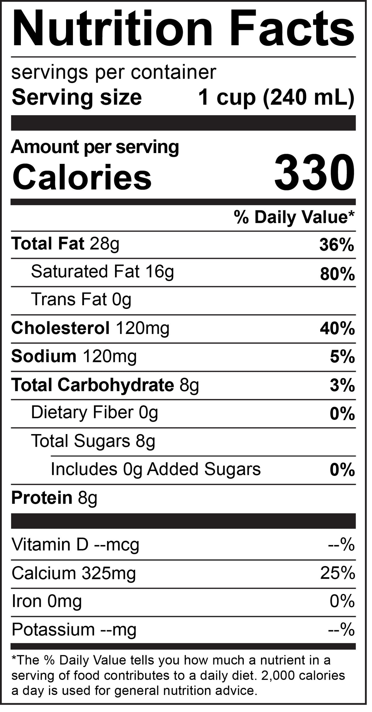 Nutrition Facts