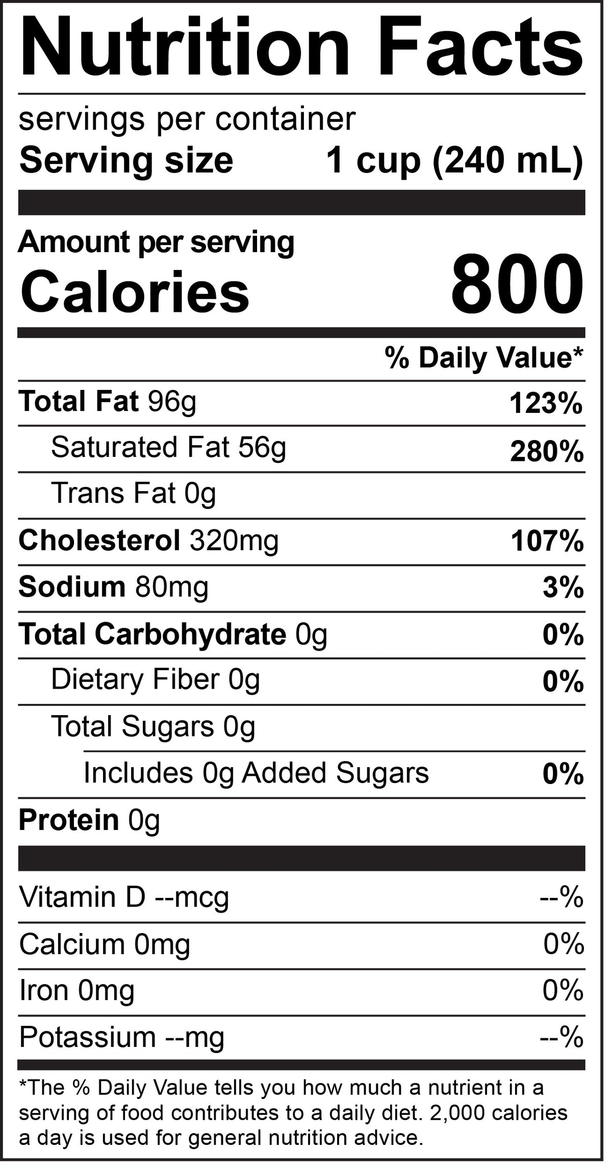 Nutrition Facts