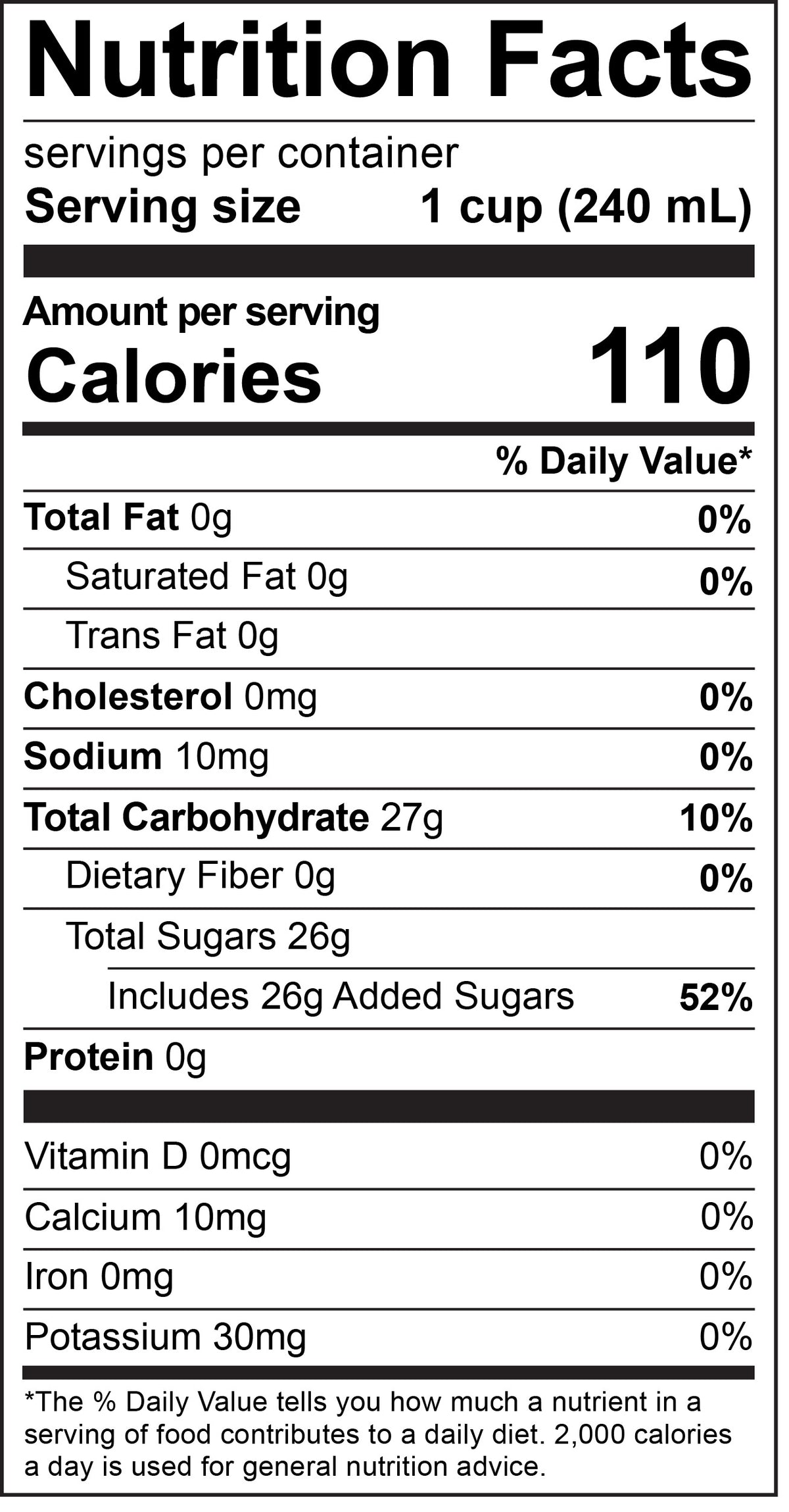 Nutrition Facts