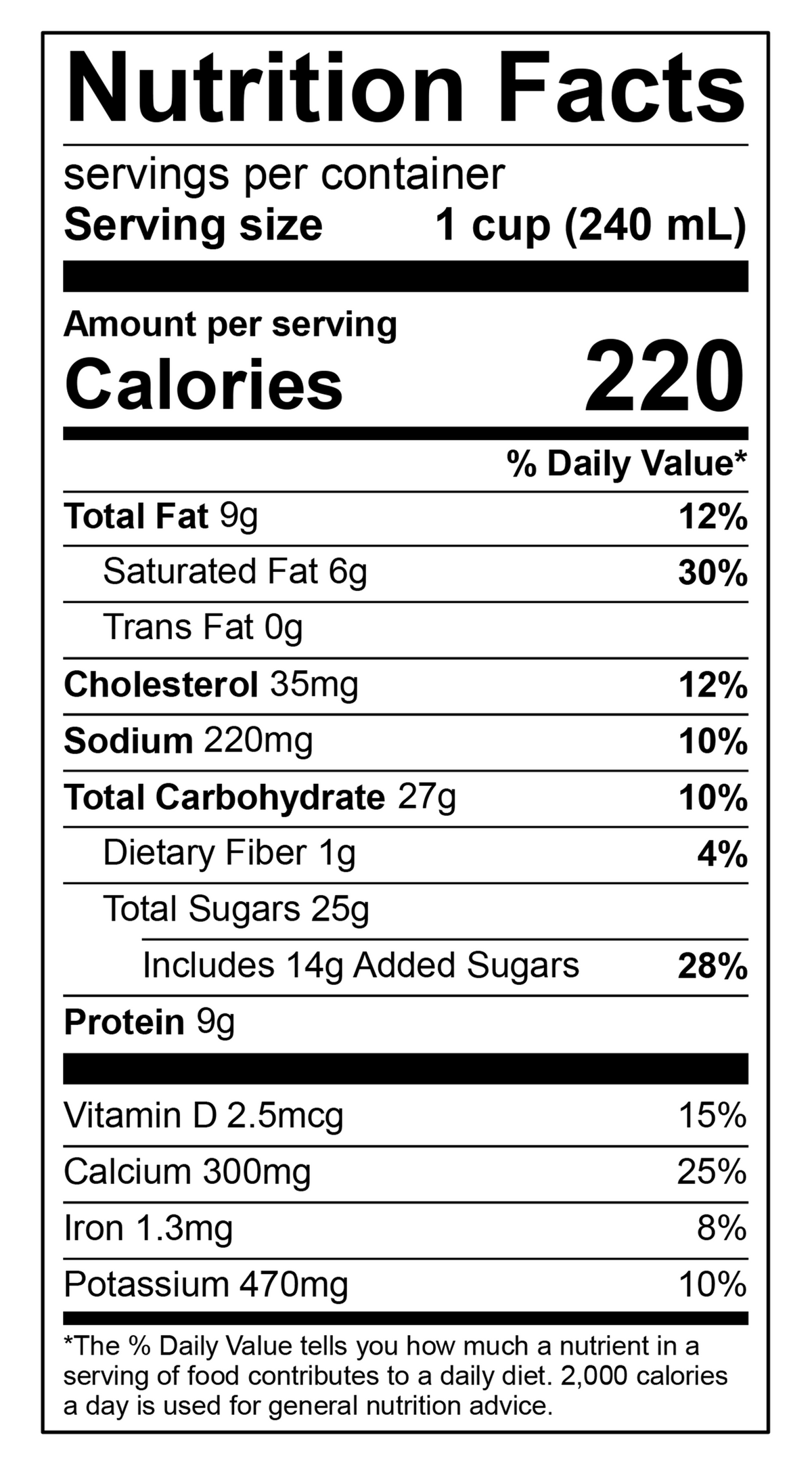 Nutrition Facts